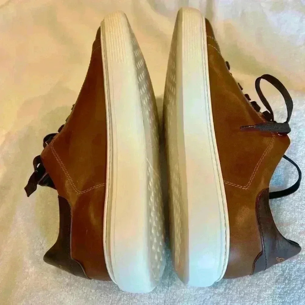 Good Man Brand Classic Legend London Leather Sneaker Size 8.5 Men - Picture 5 of 8